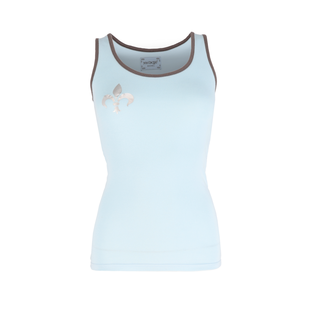 honkyo-ss-26-silver-emblem-sleeveless-blue-s