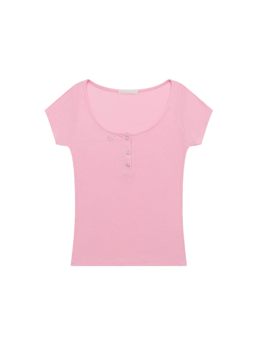 satomi-radio-ss-26-embro-ribbed-snap-top-hot-pink-hot-pink-s