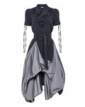 arts-de-base-ss-26-ruffle-long-one-piece-black-s