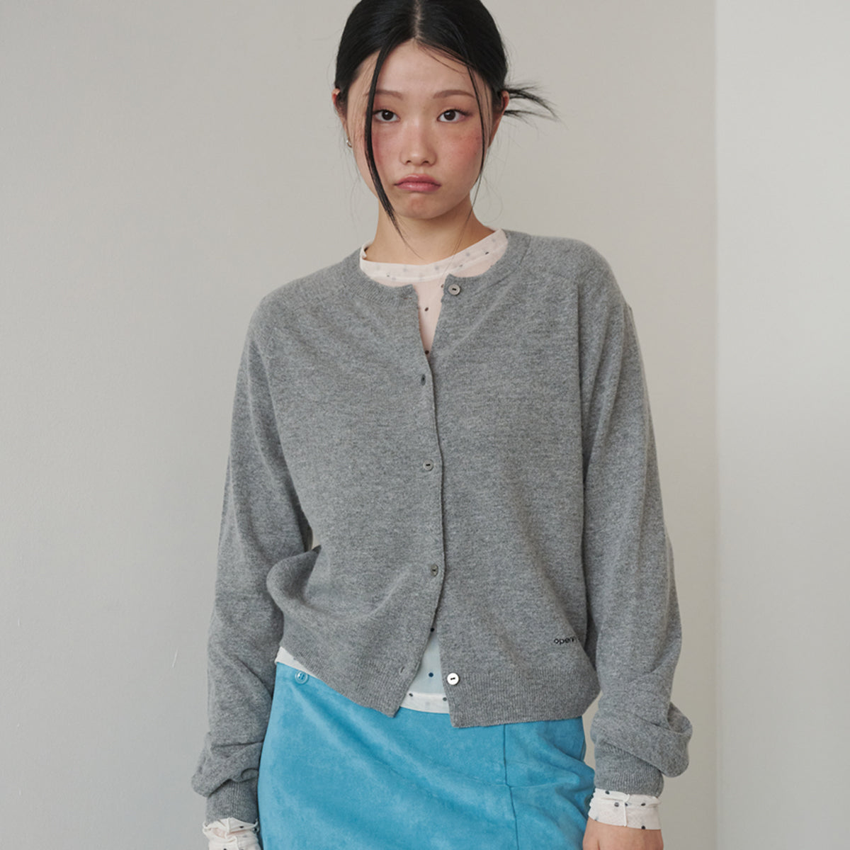 opening-sunshine-fw-26-round-neck-merino-wool-cardigan-grey-gray-s