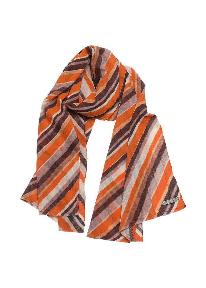 nofficialnoffice-fw-26-diagonal-stripe-scarf-orange-orange-s