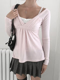 angelnumber555-fw-26-shrring-babydoll-tshirt-2-color-pink-s