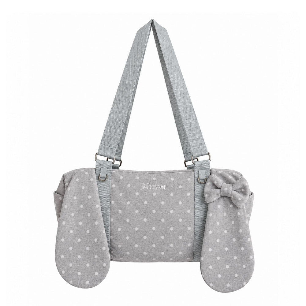 nuyet-fw-26-bunny-ribbon-boston-bag-grey-gray-size