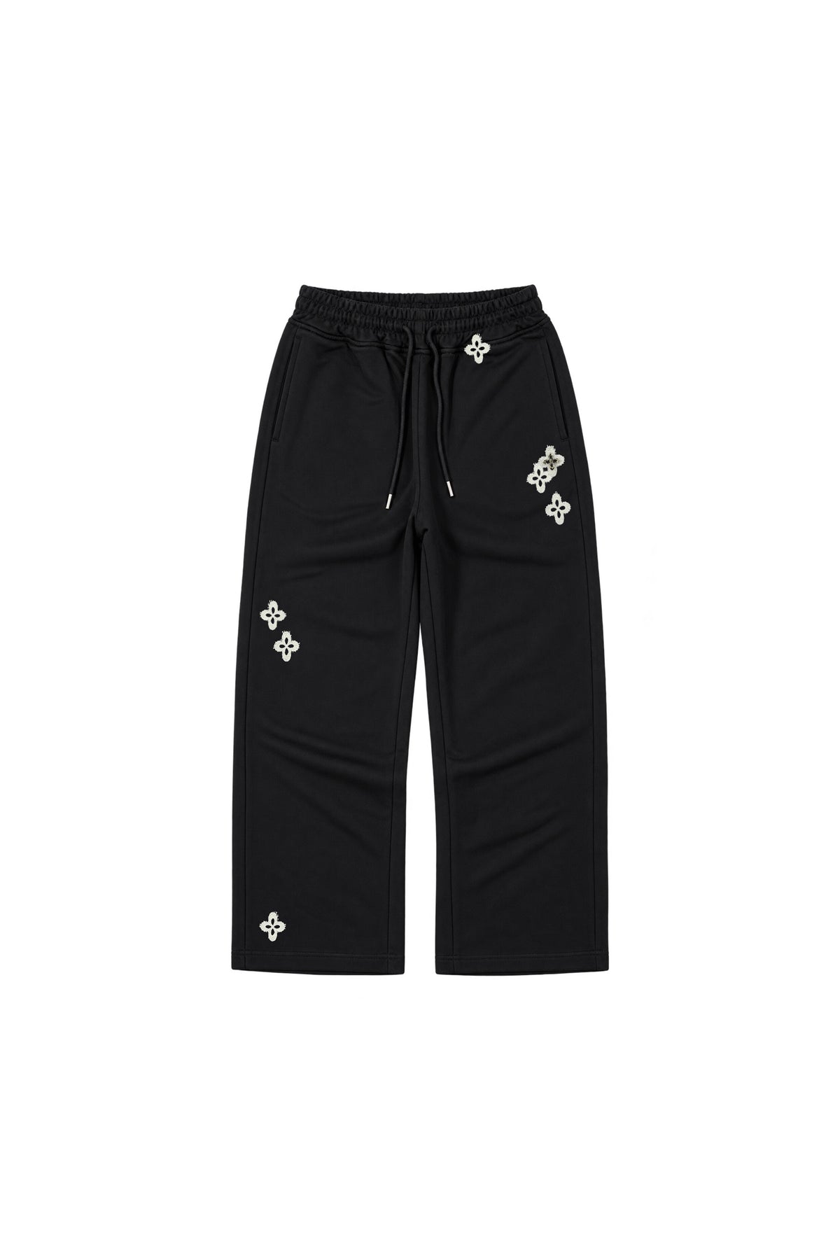 surgery-fw-26-surgery-frayed-clover-logo-sweat-pant-black-black-s