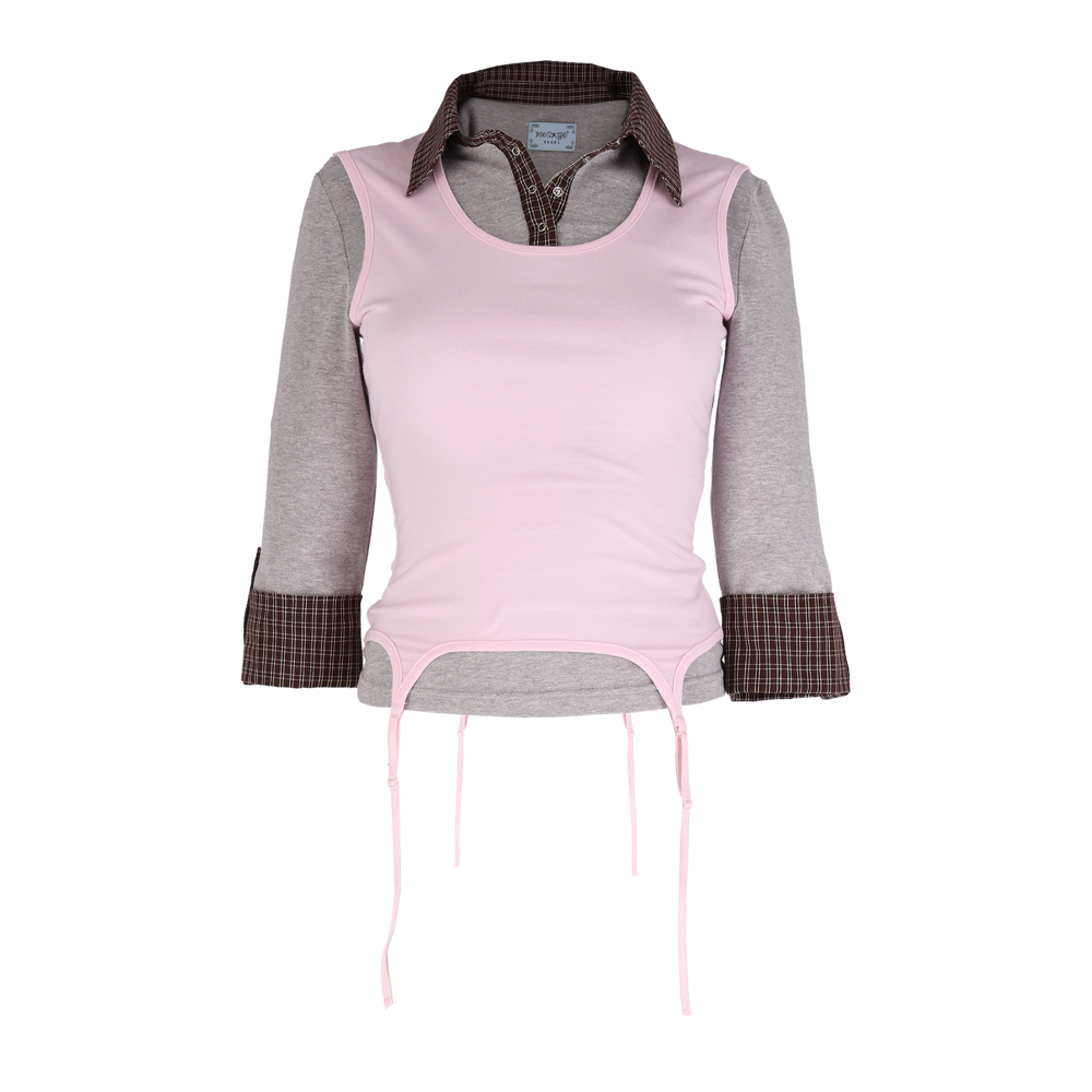 honkyo-fw-26-pink-shirt-layered-top-pink-s