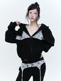 mlk-fw-26-flower-lace-bra-2-way-hood-zip-up-black-s