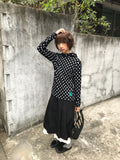 afternude-fw-26-piko-dot-hoodie-black-black-s
