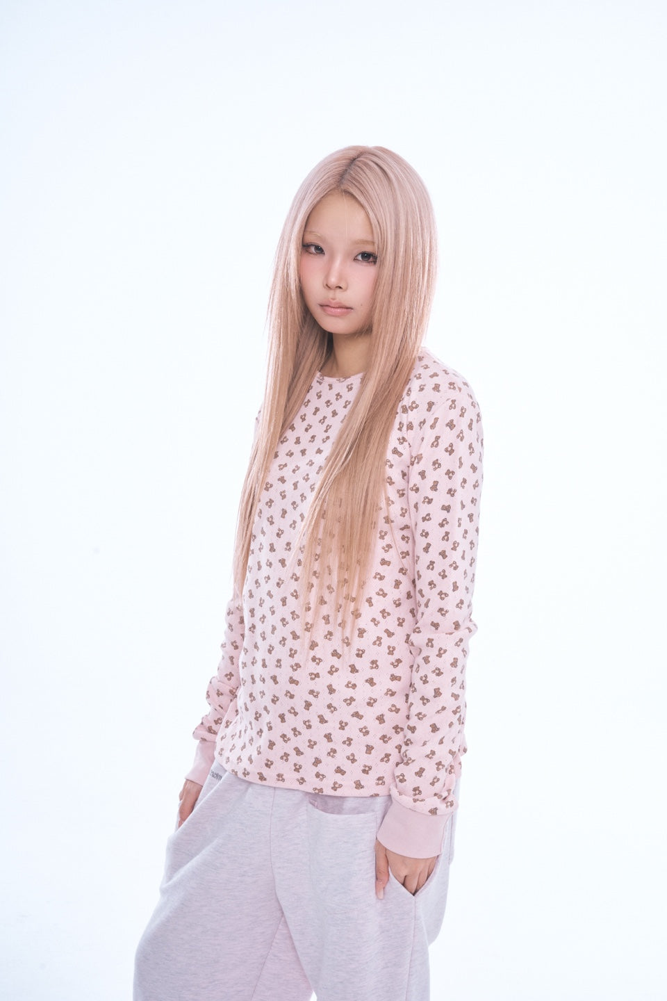 pincunomaru-fw-26-teddy-bear-ribbon-tee-pink-pink-s