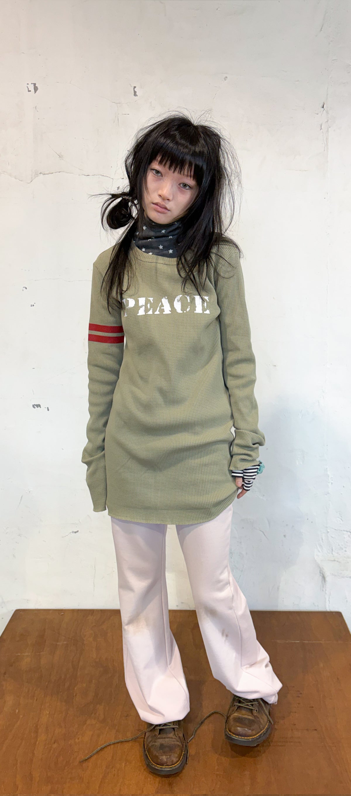 faerie-fw-26-f-e-e-s-peace-waffle-dress-khaki-khaki-s