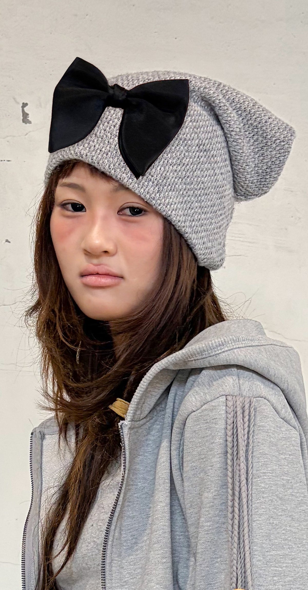 faerie-fw-26-f-e-e-s-brooch-knit-beanie-grey-grey-s