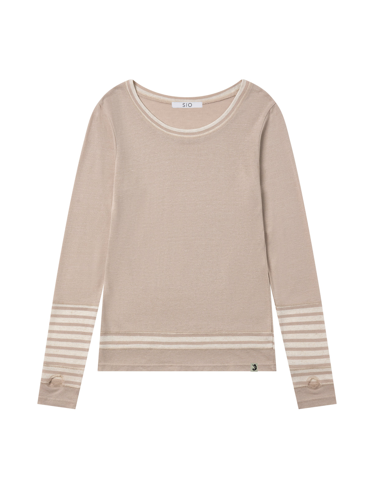 sio-fw-26-stripe-cover-stitch-top-beige-beige-s