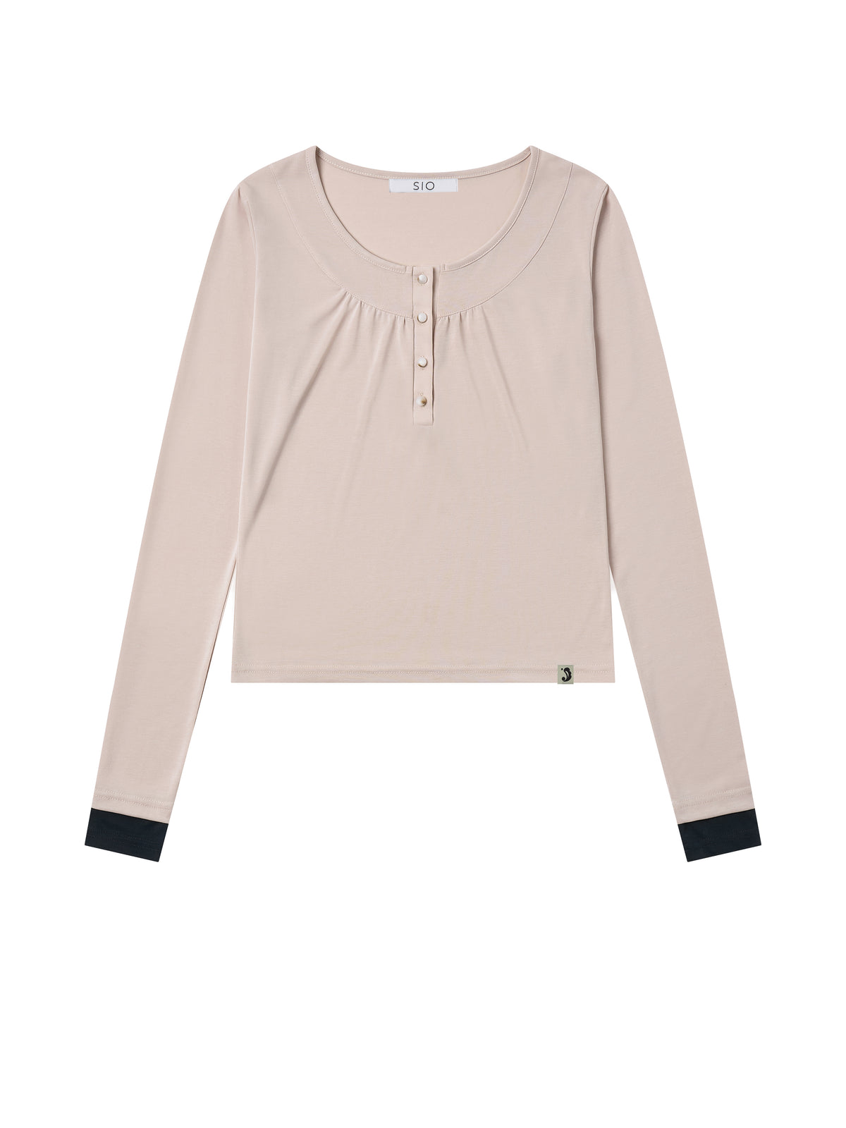 sio-fw-26-shirring-button-long-sleeve-beige-beige-s