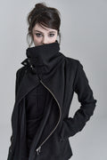 elfelfelf-archives-fw-26-high-neck-snap-knit-jacket-black-black-s