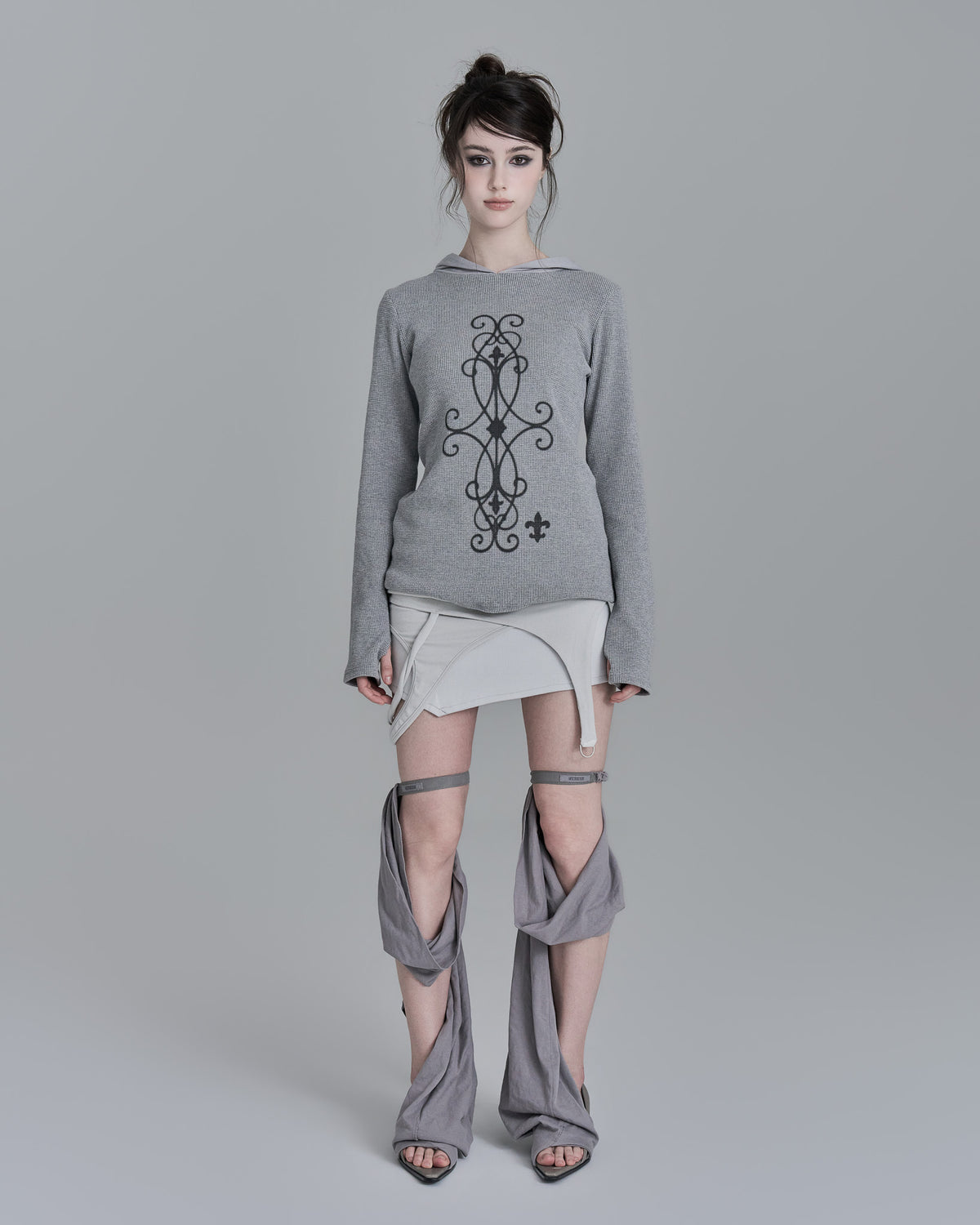 elfelfelf-archives-fw-26-antique-waffle-long-sleeve-melange-melange-s