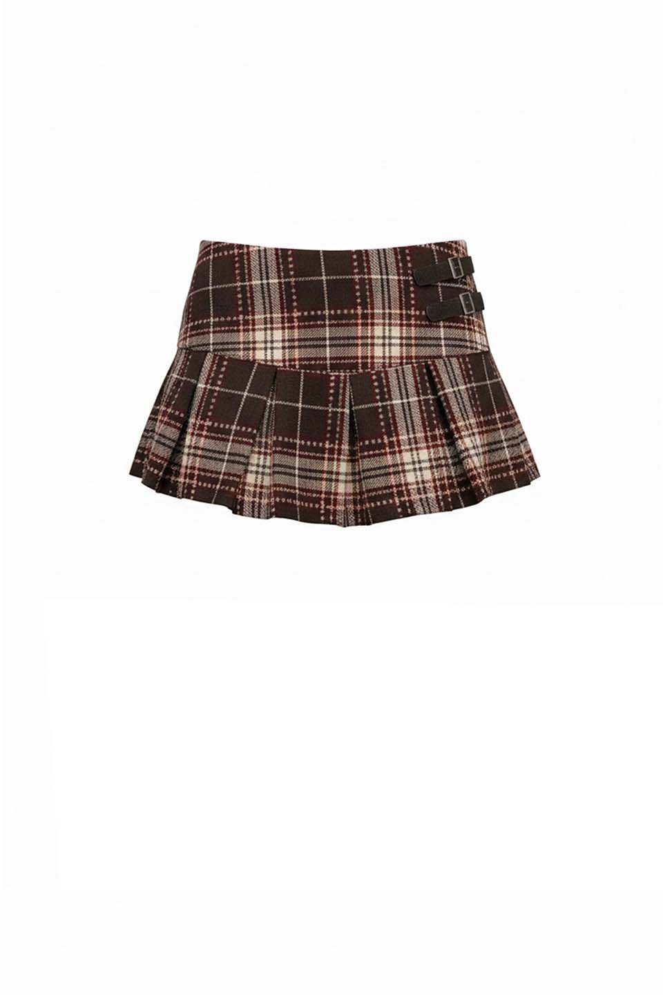 zemeta-fw-26-pink-pinecone-travel-pleated-skirt-brown-s