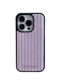 POSITANY Baby pink stripe phone case