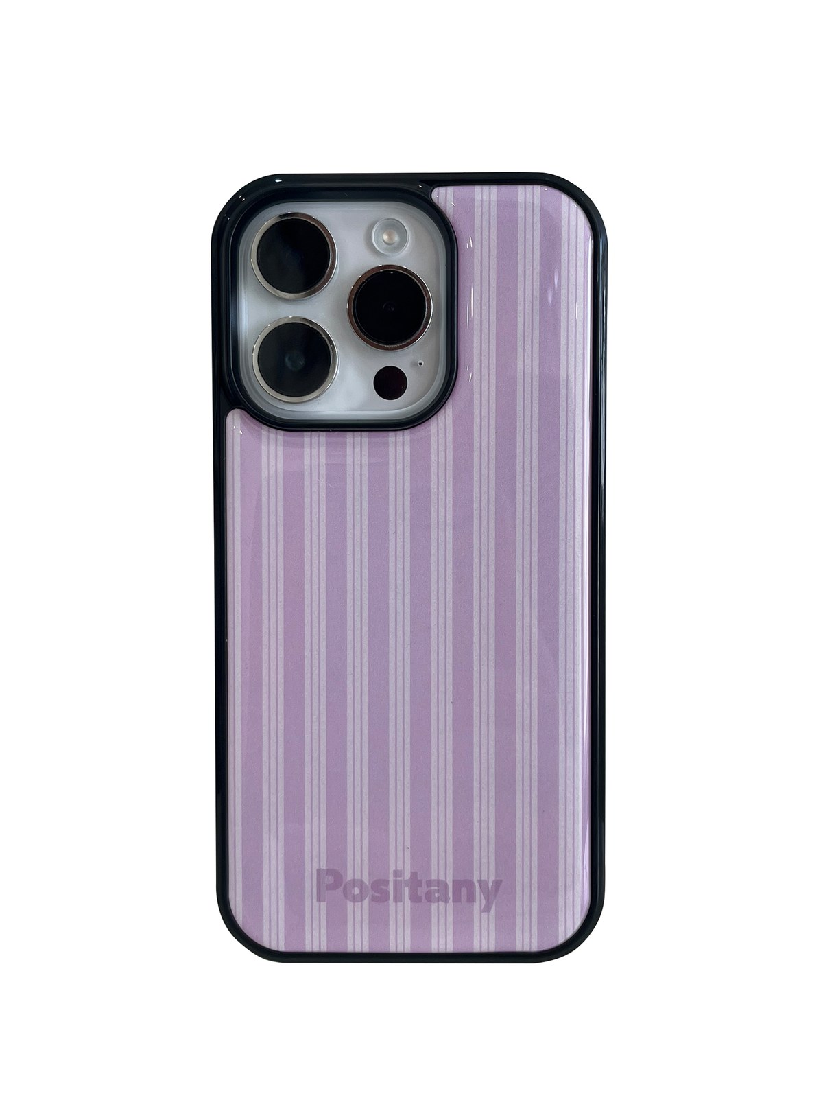 POSITANY Baby pink stripe phone case