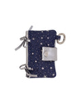POSITANY Snug ribbon card wallet dark blue