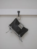 POSITANY Snug ribbon card wallet silver black