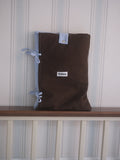 POSITANY Snug ribbon pouch brown