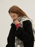 POSITANY Stripe dot muffler grey