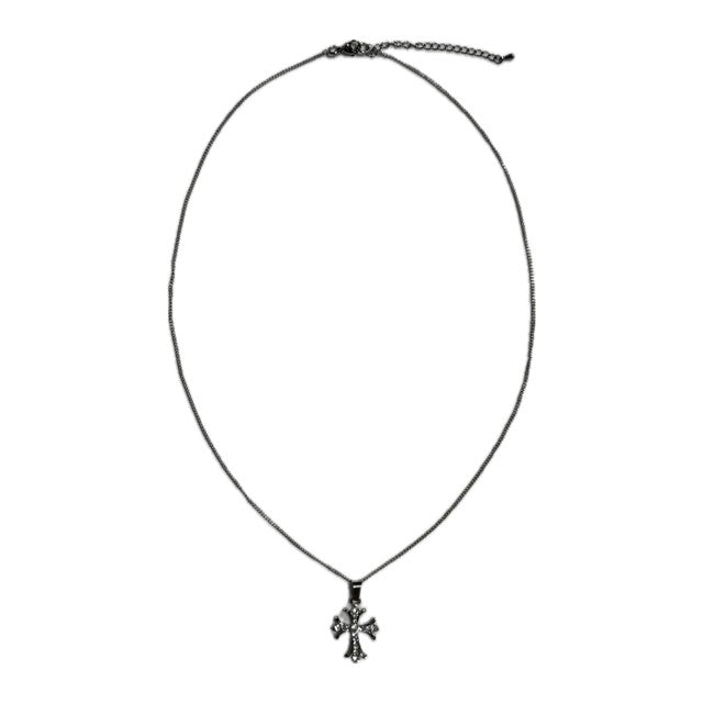 aubrey-fw-25-cross-chain-necklace-silver-o