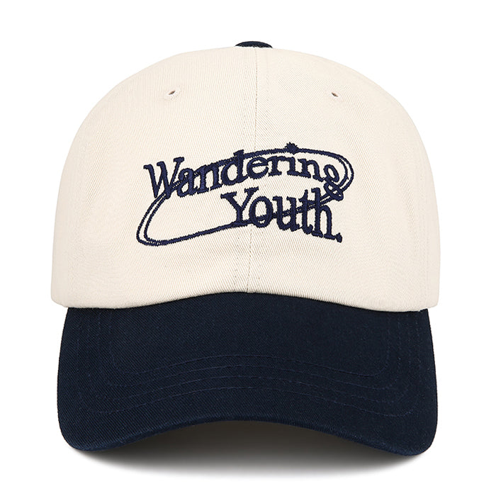 [WANDERING YOUTH] Seasonless The Ring Youth Logo Cap (Two-tone)