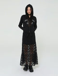 ugly-shadow-ss-24-flower-lace-long-skirtblack