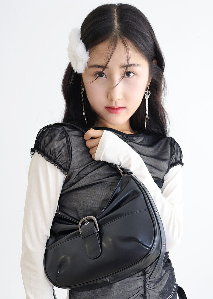nofficialnoffice-seasonless-ribbon-buckle-shoulder-bag-black