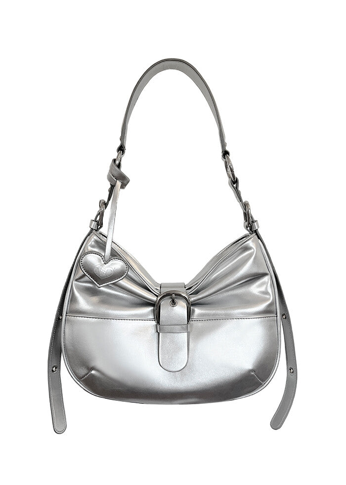 nofficialnoffice-seasonless-ribbon-buckle-shoulder-bag-silver