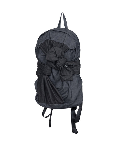 IUGAMAKARAS] Seasonless 23 Knotted Backpack (Denim-Black) – SellerWork